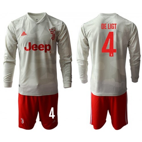 Juventus Dres DE LIGT 4 Dječji Gostujući 2019/20 Dugim Rukavima Juventus Dres DE LIGT 4 Dječji Gostujući 2019/20 Dugim Rukavima
